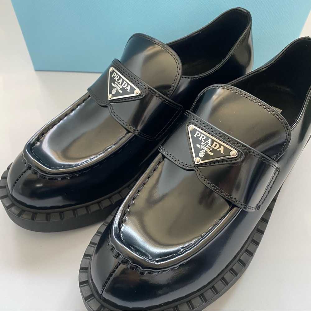 Prada Black Loafers - Picture 2 of 5